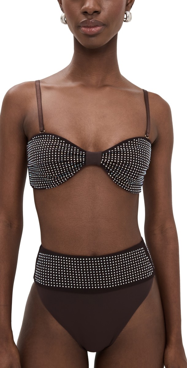 Beach Riot Paula Top Java Jewel