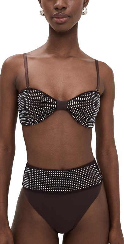 Beach Riot Paula Top Java Jewel