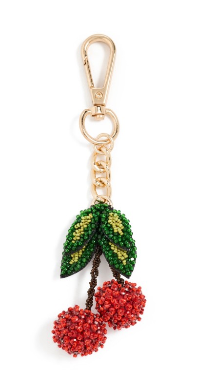 Deepa Gurnani Deepa by Deepa Gurnani Cherry Bag Charm Red
