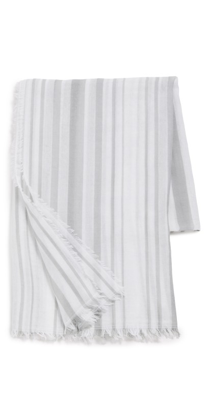 Vince Vince Cotton Variegated Stripe Scarf 058Seast