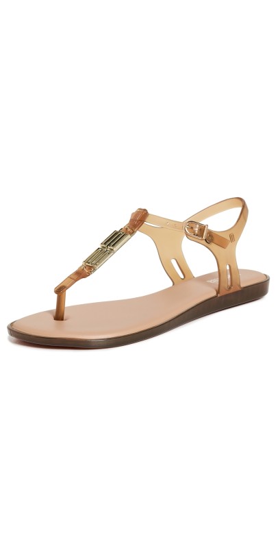 Melissa Solar M Chic Jelly Sandals Brown