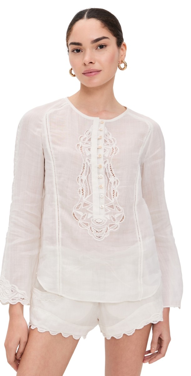 Isabel Marant Luciele Blouse Ecru
