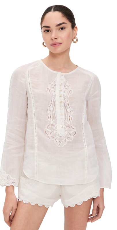 Isabel Marant Luciele Blouse Ecru