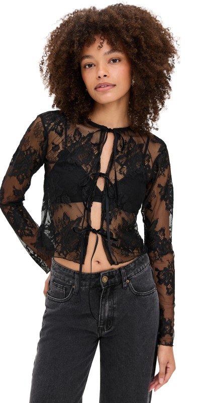 Bella Venice The Camille Top Black