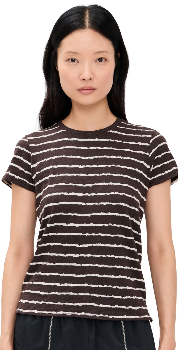 ATM Anthony Thomas Melillo School Boy Tee Dk Chocolt/Chalk