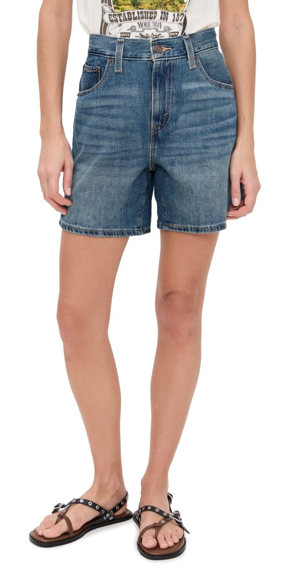 Levi's High Baggy Shorts Stop Flaxing