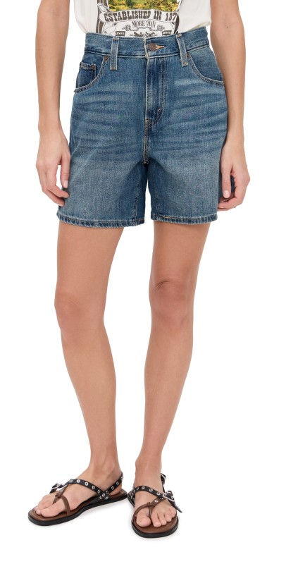 Levi's High Baggy Shorts Stop Flaxing