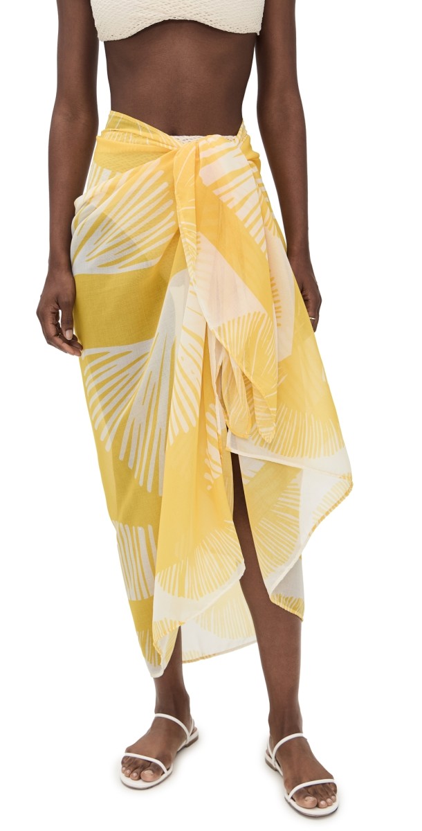Palmacea Sarong Pareo Pampa Yellow