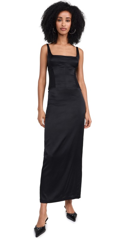 SIR. Sonora Evening Dress Black