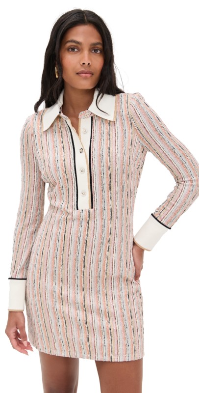 Ramy Brook Carolina Dress Sequin Stripe