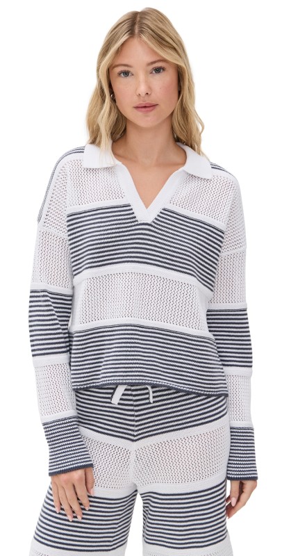 Splendid Ronnie Sweater Ink Stripe