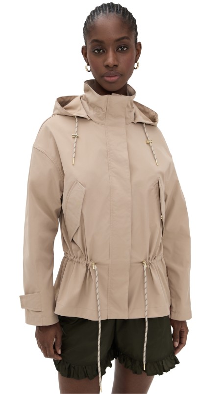 Varley Rema Short Rain Jacket Light Taupe