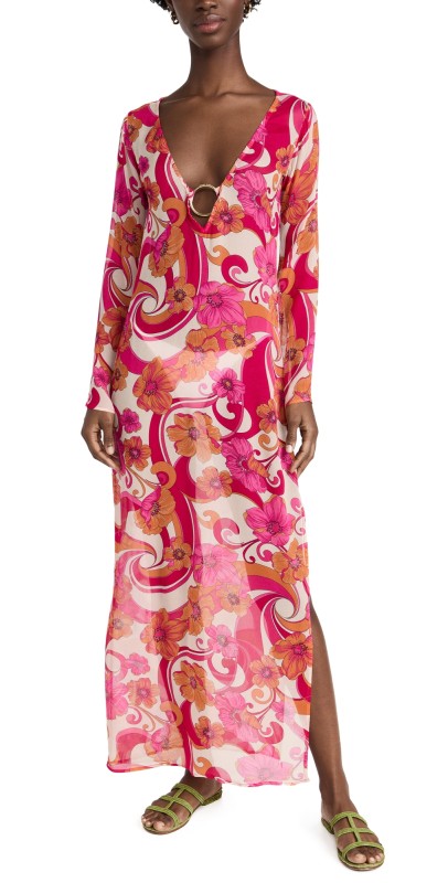 CIN CIN Totem Hoop Maxi Dress Ultraviolet