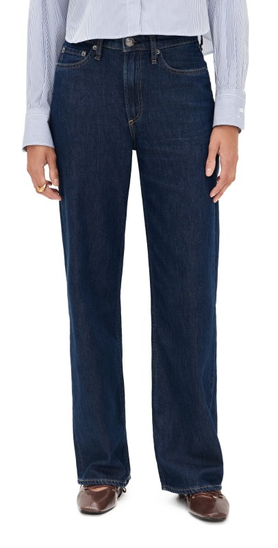 rag & bone Featherweight Logan Wide Leg Jeans Welbk