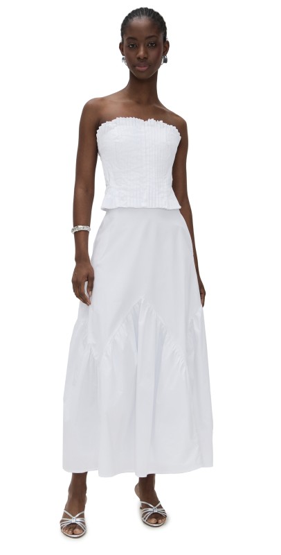 Line & Dot Ophella Dress White
