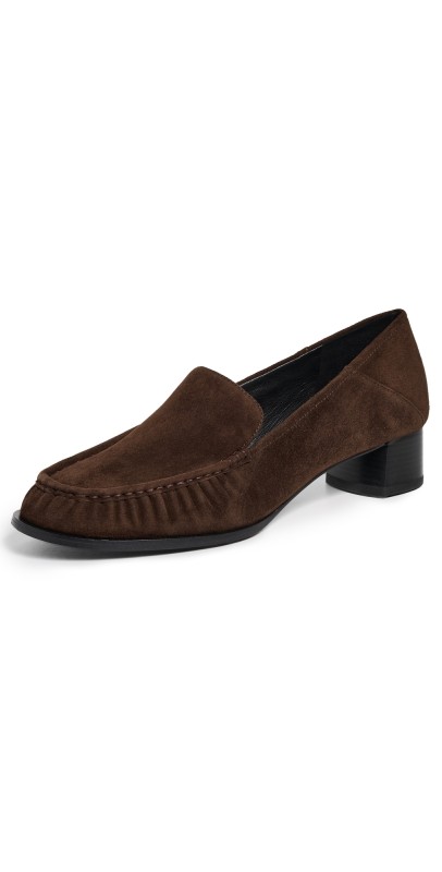 3.1 Phillip Lim Nadia Heeled Loafers 35mm Chocolate