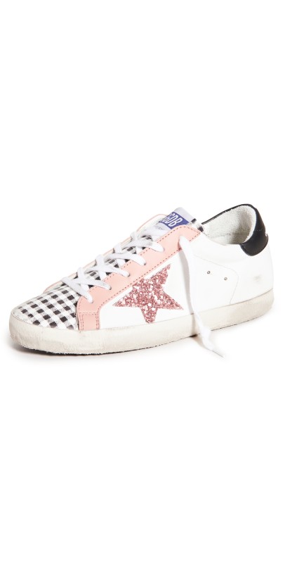 Golden Goose Superstar Sneakers White/Black/Pink