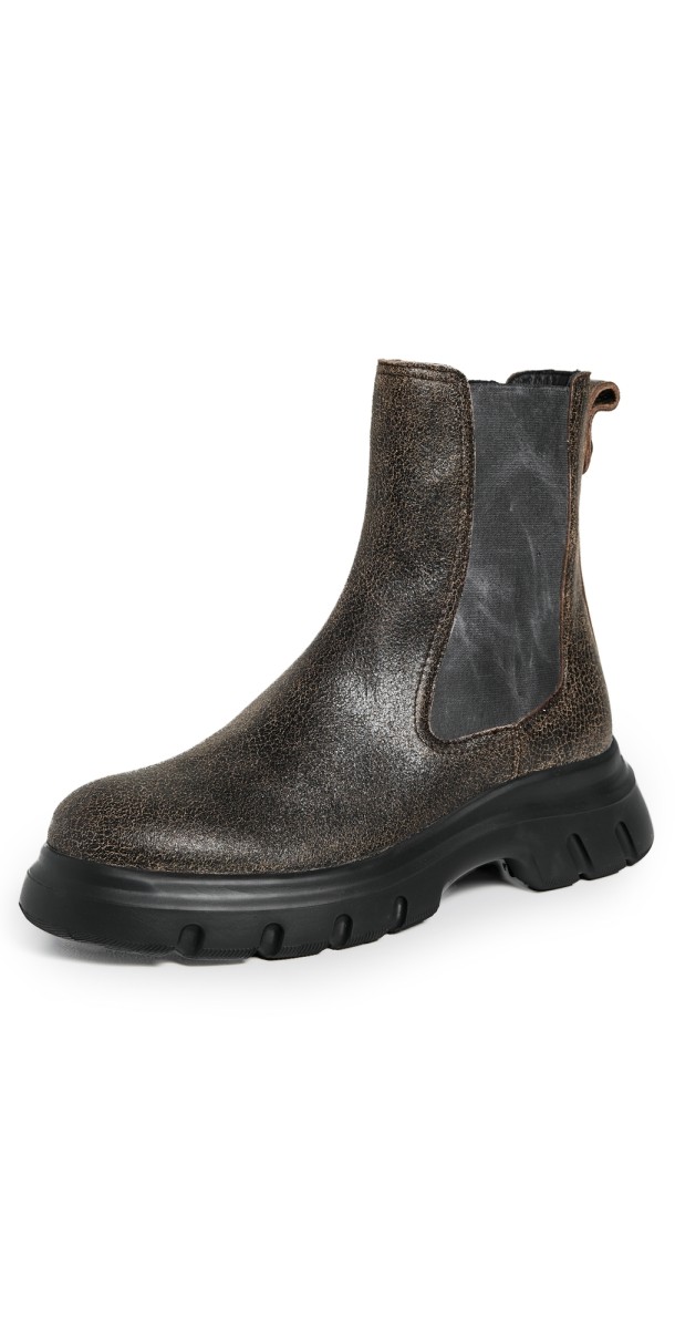 Voile Blanche Twilly Chelsea Boots Ecru