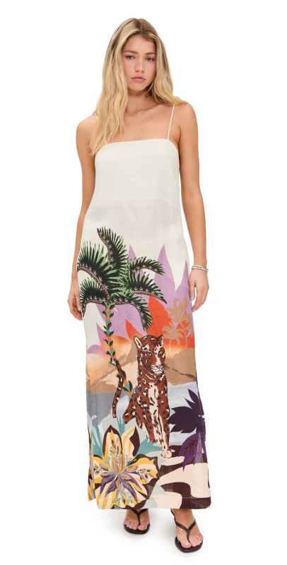 Las Sureñas Ipanema Long Dress White