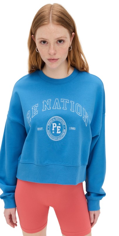 P. E NATION Adobe Sweatshirt French Blue