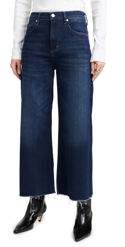Citizens of Humanity Petite Lyra Crop Wide Leg Jeans Lotus