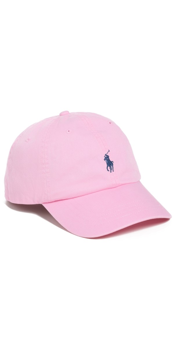 Polo Ralph Lauren Twill Classic Sport Cap Carmel Pink/Jewel Blu