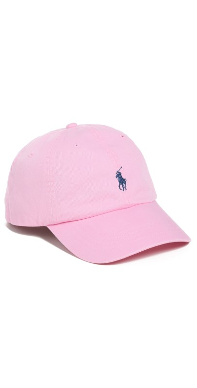 Polo Ralph Lauren Twill Classic Sport Cap Carmel Pink/Jewel Blu