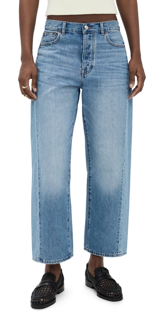 Madewell Pieced Barrel-leg Jeans in Redlands Wash Redlands Wash