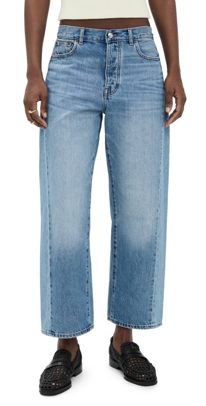Madewell Pieced Barrel-leg Jeans in Redlands Wash Redlands Wash