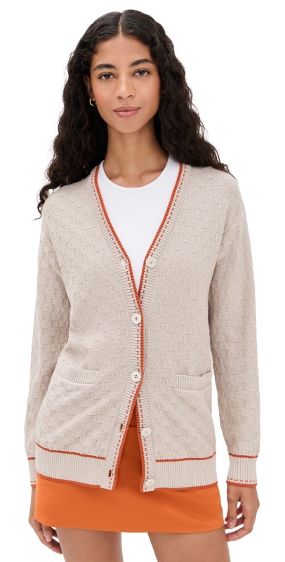 Rhone Birdie Oversized Cardigan Sand