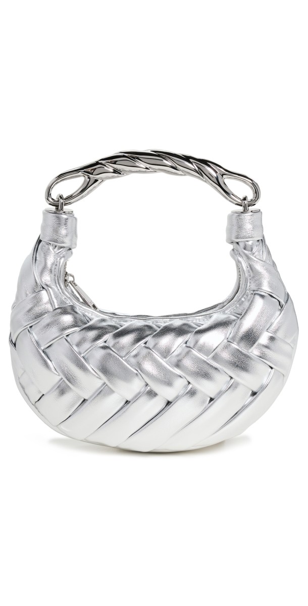 JW PEI Orla Weave Handbag Silver