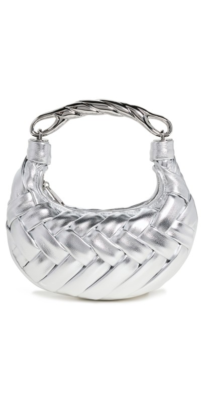 JW PEI Orla Weave Handbag Silver