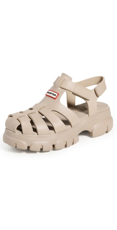 Hunter Boots Belah Fisherman Sandals Light Natural