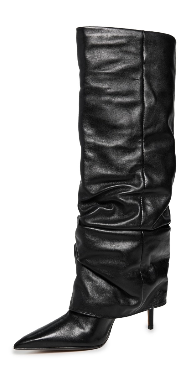 Schutz Mikki Up Cloak Boots Preto