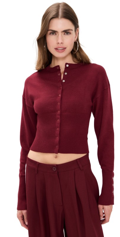 Lioness Head In The Clouds Cardigan Rumba Red