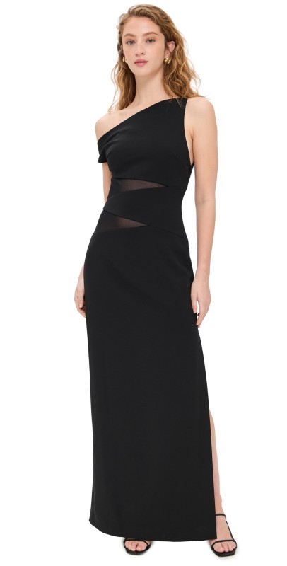 MISHA The Leni Dress Black