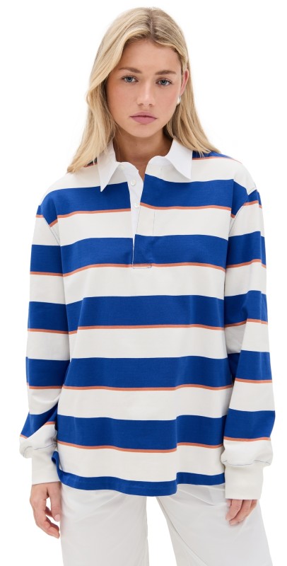 STAUD Gavin Tee Yacht Rugby Stripe