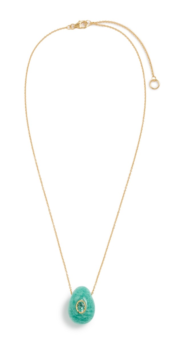 Lizzie Fortunato Constance Necklace In Brazilian Amazonite Gr