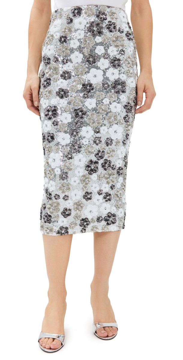 Le Superbe Winter Garden Liza Skirt Winter Floral
