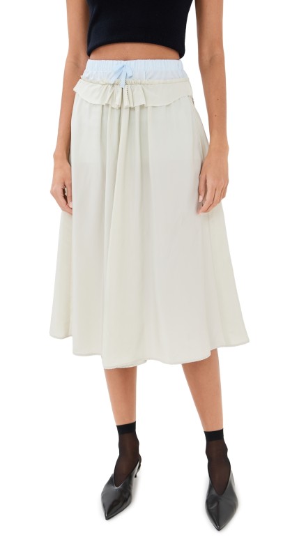 Maison Margiela Midi Skirt Healing Aloe