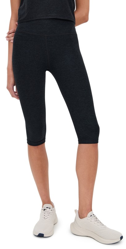 Beyond Yoga Spacedye High Waisted Pedal Pusher Leggings Darkest Night