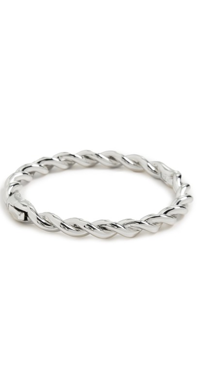 Roxanne Assoulin The Rope Chain Hinge Bracelet Dark Silver