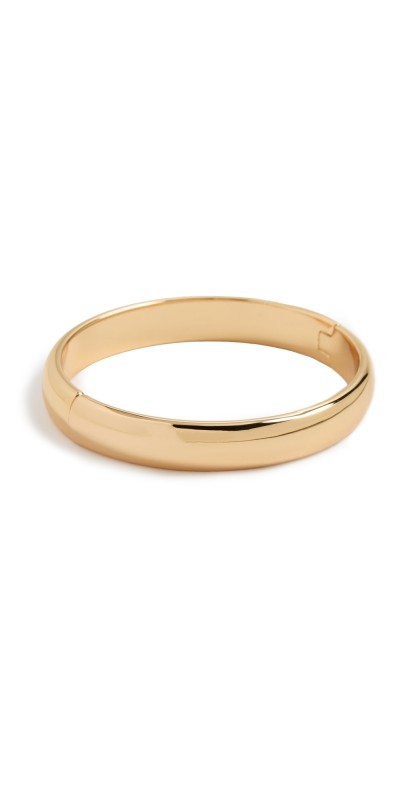 SHASHI Dominique Bangle Bracelet Gold
