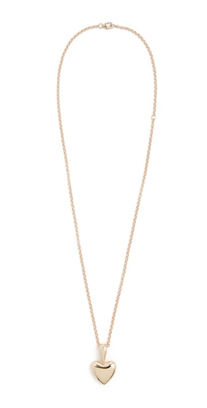 Annika Inez Voluptuous Heart Necklace Gold