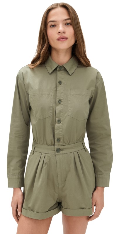 Pistola Denim Archie Romper Soft Moss