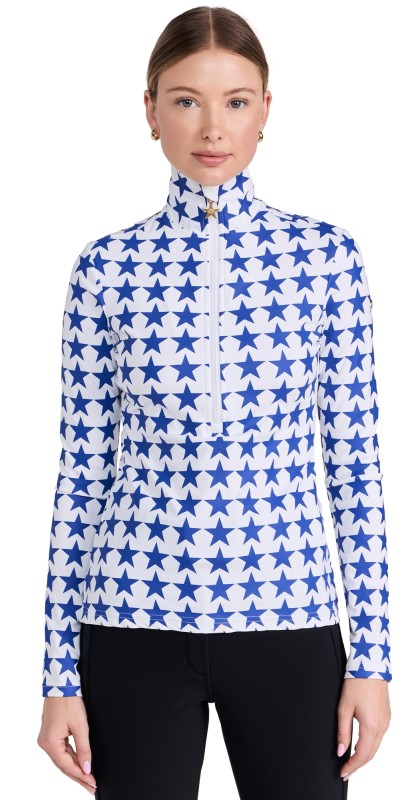 Goldbergh Sportif Ski Pully Top Dazzling Blue