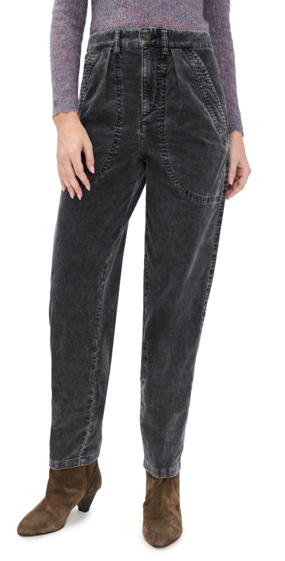 Isabel Marant Étoile Onyta Corduroy Trousers Vintage Black