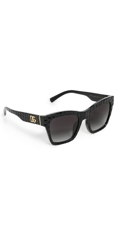 Dolce & Gabbana DG4512 Sunglasses Black Texture Cocco