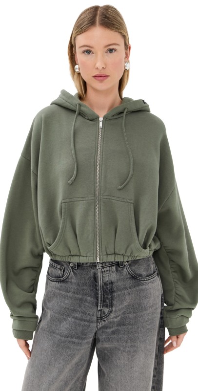 HALFBOY Hoodie Zip Jacket Tea Leaf