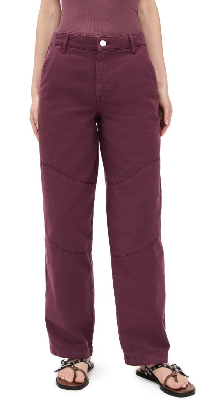 Damson Madder Drew Jeans Burgundy